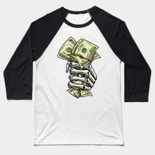 Hand holding dollar Baseball T-Shirt